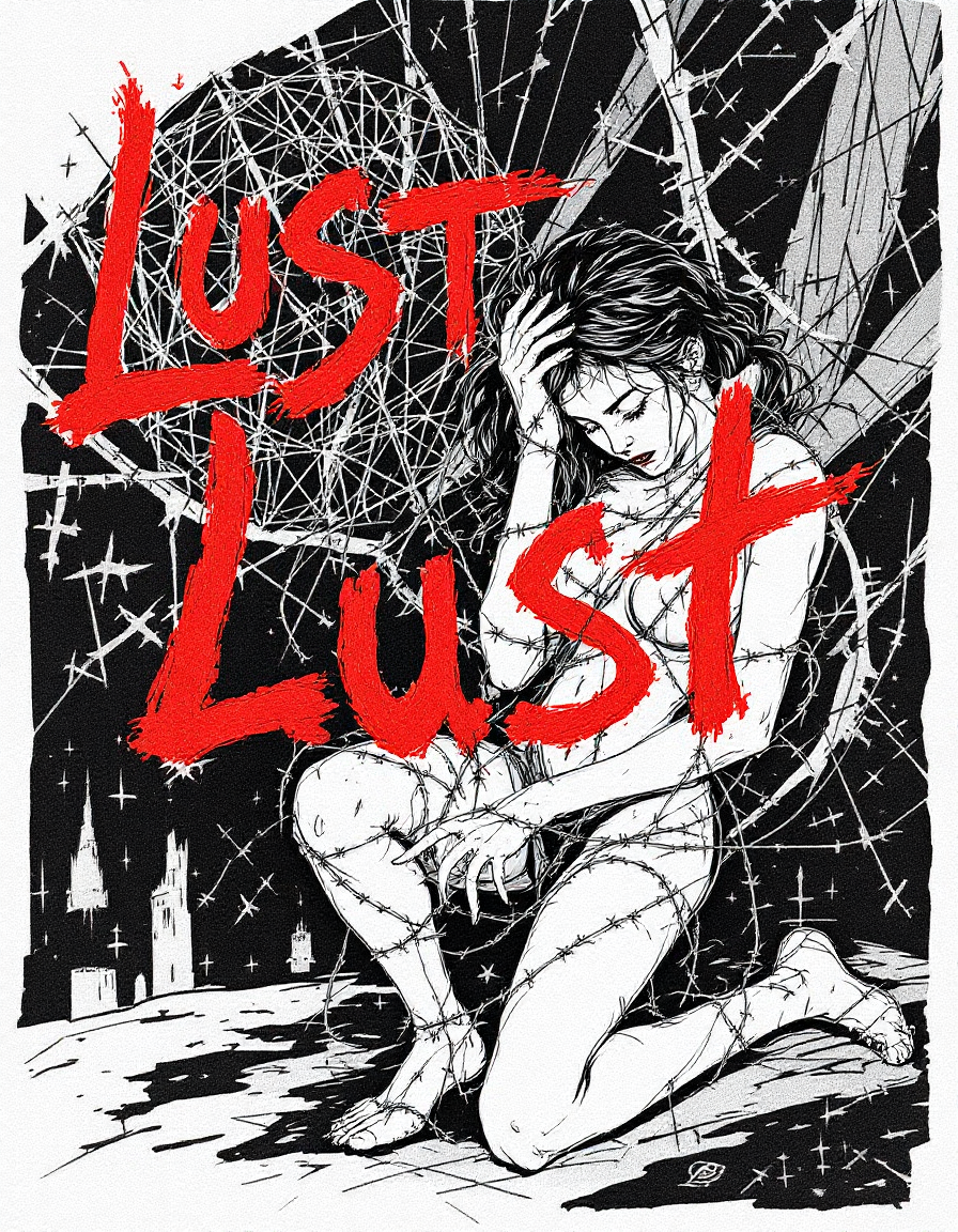 GRAPHIC DESIGN: Lust Deception graphic design: For cloth print