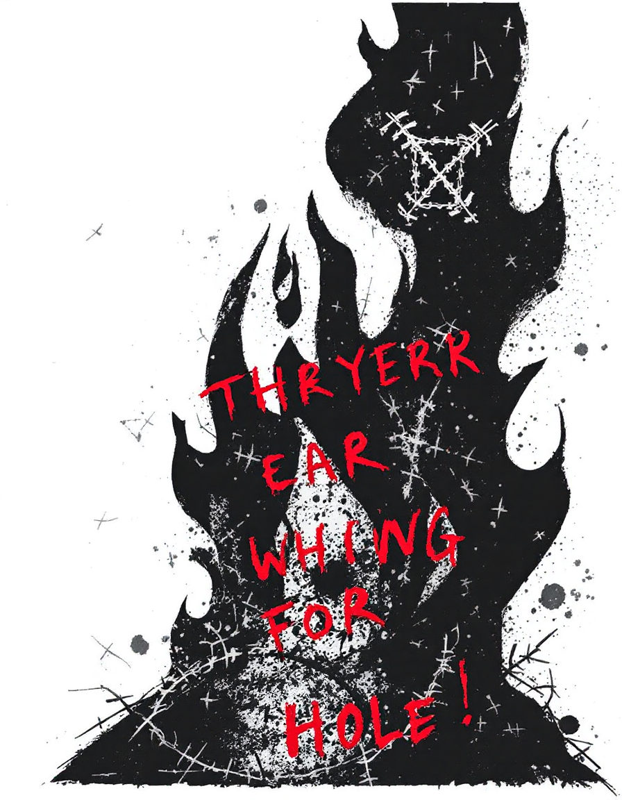 Graphic Design: grunge Fire Design :For Cloth Print
