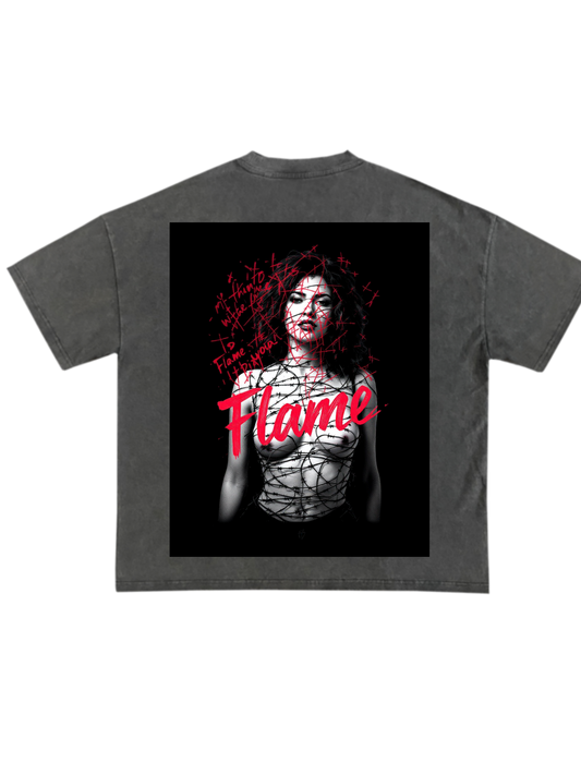 GRAPHIC DESIGN: Flame Bae: For cloth print