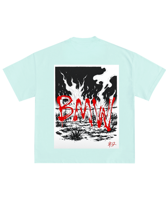 Graphic Design:BMW Grunge Aesthetic:For cloth print